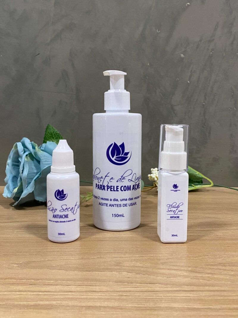 Kit para Pele Acneica - 3 produtos