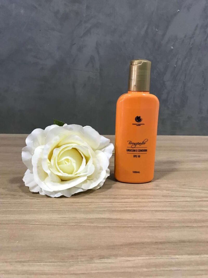 Bronzeador Urucum e Cenoura FPS 10 100ml