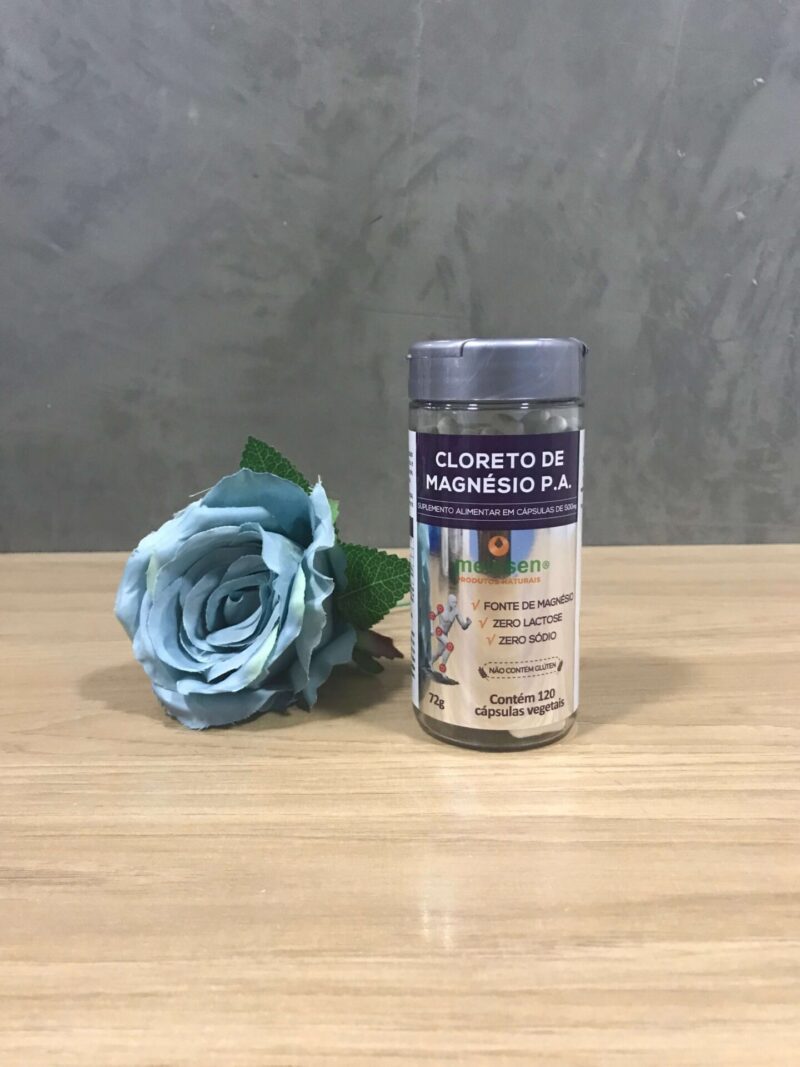 Cloreto de Magnésio 500mg cápsulas Vegetais