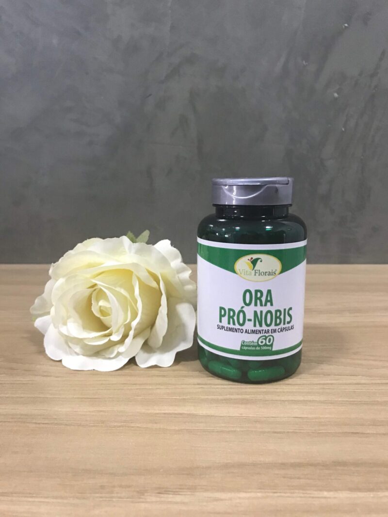 Ora-Pro-nóbis 500mg 60 cápsulas / 120 cápsulas