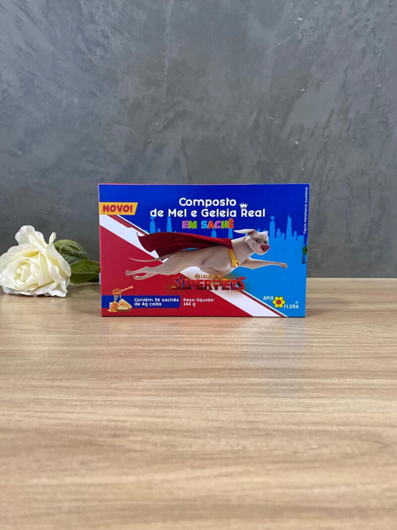 Mel e Geléia Real Composto em sachê com 36 unidades