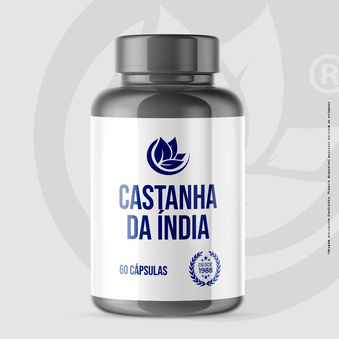 Castanha da Índia 250mg 60 cápsulas