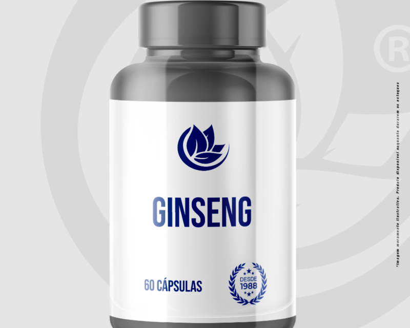 Ginseng 250mg 60 cápsulas