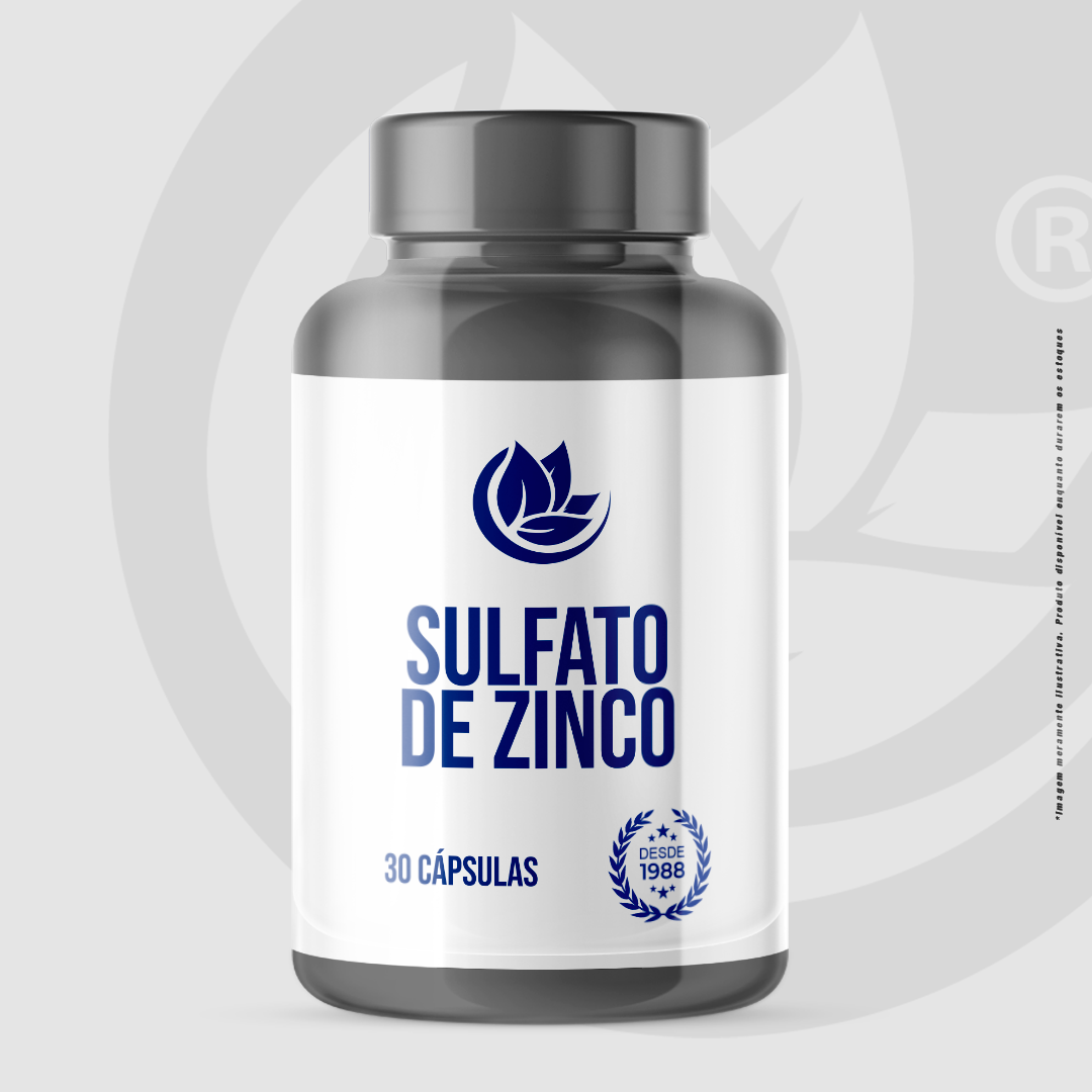 Sulfato de Zinco 66mg 30 cápsulas