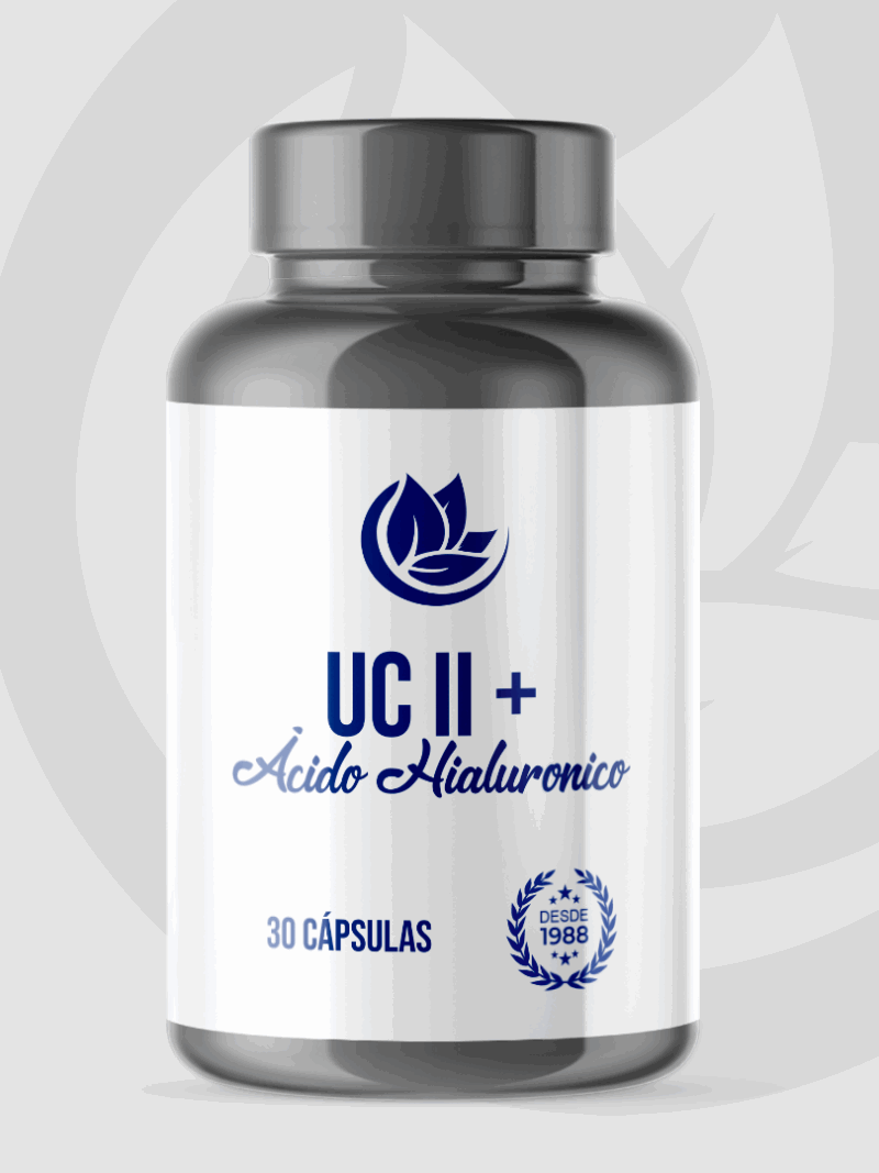 UC II (Colágeno não desnaturado) 40mg + Ácido Hialurônico 157,7mg 30 cápsulas