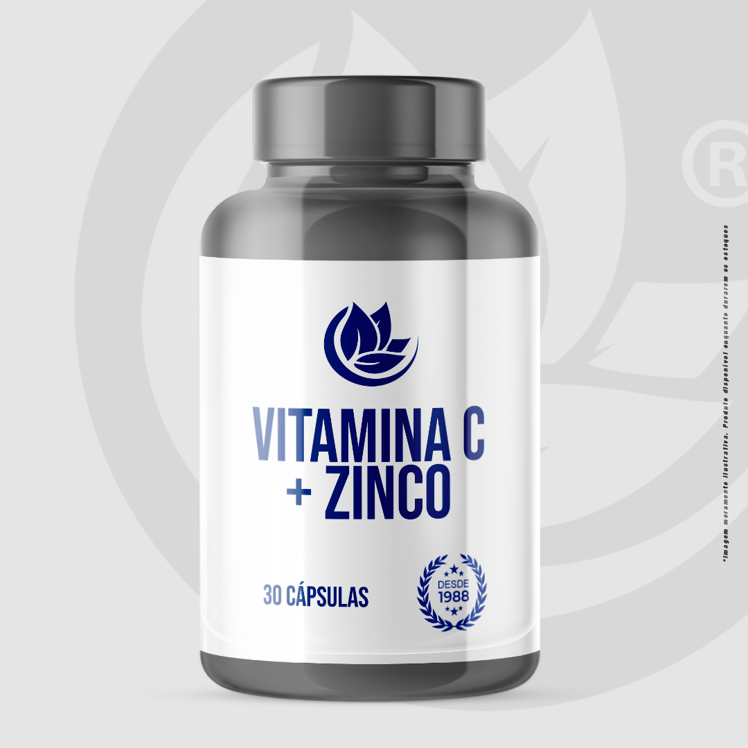 Vitamina C com Zinco 30 cápsulas