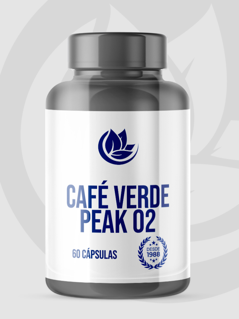 Café Verde 400mg + Peak O2 - 60 cápsulas