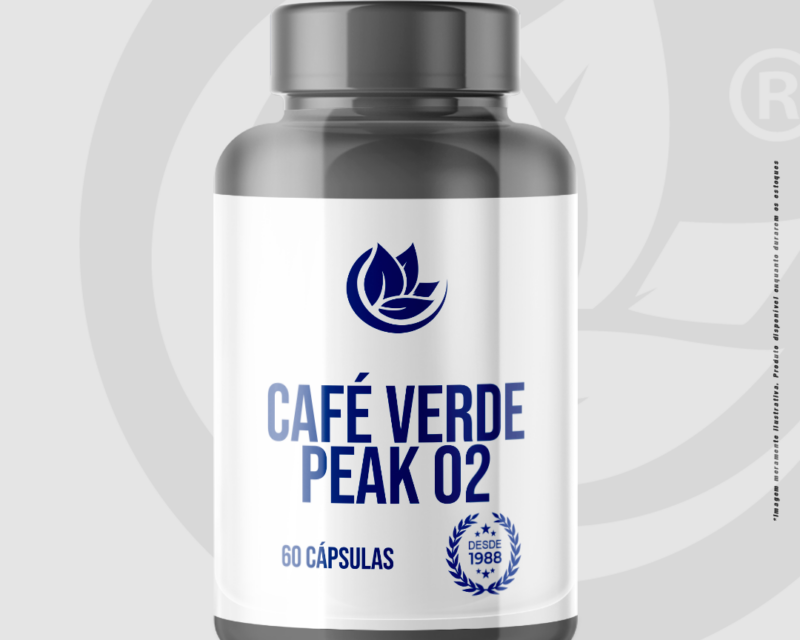 Café Verde 400mg + Peak O2 - 60 cápsulas